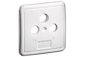 Antennekabler - Pro 3 holes cover plate for antenna wall sockets white - 4040849670510