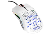 Mus - Glorious Model O - Matte White - Gaming mus - Optisk - 6 - Hvit med RGB lys - GO-WHITE