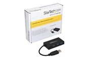 USB-hub - StarTech.com USB 3.0 Hub 4-Port USB-hub - 4 porter - Svart - HB30A3A1CFB