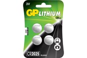 Batteri - GP 1x4  CR2025 3V Lithium Cell - 103181