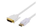 KVM-kabel - Deltaco DisplayPort til DVI monitorkabel 20-pin - DP-2021