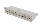 Tilbehør - Deltaco Patch Panel 12xRJ45 Cat6a wall-mountable - PAN-212