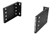 Rackskap - Deltaco 19-DTSR0704 10"-19" Wall Mount with adjustable width 4U Up to 25kg Load Steel Black - 19-DTSR0704