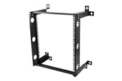 Rackskap - Deltaco 19-DTSR0512 19" wall mount 12U 60kg load steel mounting kit black - 19-DTSR0512