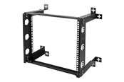 Rackskap - Deltaco 19-DTSR0509 19" wall mount 9U 50kg load steel mounting kit black - 19-DTSR0509