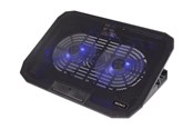 Kjøling og vifter - Deltaco Laptop Cooler for 15.6" lapotop 2 x 120mm fan - LTC-100