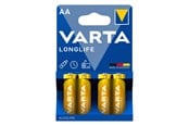 Batteri - VARTA Varta Longlife - AA - 4-pk - BAVA 4106LONG