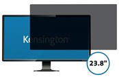 Skjerm - Kensington Skjermfilter 23,8" bred 16:9 2-veis Avtagbart - 626486