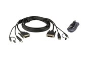 KVM-kabel - ATEN CABLE KIT DVI-Dd/USB/SP L:1.8M - 2L-7D02UDX2