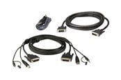 KVM-kabel - ATEN CABLE KIT DUAL DVI-Dd/USB/SP L:1.8M - 2L-7D02UDX3