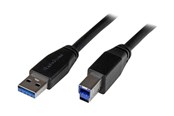 USB - StarTech.com Active USB 3.0 USB-A to USB-B Cable - M/M - USB 3.1 Gen 1 - USB cable - 5 m - USB3SAB5M