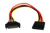 Strømkabel (intern) - StarTech.com 15 pin SATA Power Extension Cable - power extension cable - 20.3 cm - SATAPOWEXT8