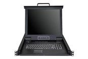 Skjerm - 17" StarTech.com Rackmount KVM Console - 8 Ports with 17" LCD Monitor - KVM console - 17" - RKCONS1708K