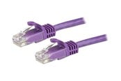 Nettverkskabel - Purple Cat6 / Cat 6 Snagless Ethernet Patch Cable 3 m - network cable - 3 m - purple - N6PATC3MPL