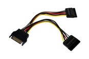 Strømkabel (intern) - StarTech.com SATA Power Y Splitter Cable Adapter - M/F - power splitter - 15.2 cm - PYO2SATA