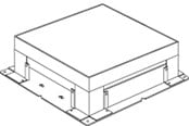 Skuffer & samleskinne kanaler - Thorsman Screeded floor box ufb-ig for ufb-700 and 900 110-150 mm - 5197565