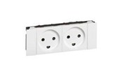 Switch - Legrand Socket danish standart 2p+e double - 77518