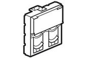 Socketer & bokser - Legrand Dble keystone adapt. rj45 2m - 78610