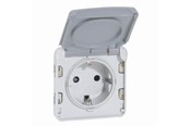 Switch - Legrand Socket outlet plexo ip 55 - german std - 2p+e automatic term - 69570