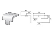 Skuffer & samleskinne kanaler - Wibe Beam clamp 5bk-30 hdg - 718243