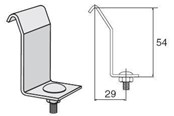 Skuffer & samleskinne kanaler - Wibe Profile clamp 42 aisi 316 - 725763