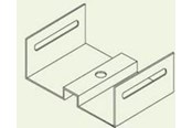 Skuffer & samleskinne kanaler - Wibe Inside channel bracket u - 300mm fzs - CSU08143009