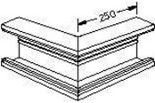 Skuffer & samleskinne kanaler - Tehalit External corner br 70170 pw - L9102PERL