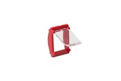 Kobber kabling - Leviton Color insert frame with dust cover for panels red - MMCACCINSDC1