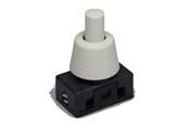 Tilbehør (fester, stikkontakter osv.) - Teknisk Belysnings Industri Push switch with ring white - 431B0107