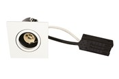 Lamper - Scan Products Luna quick install 230v gu10 ip44 matt white square - 10003