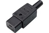 Switch - Bachmann Appliance plug c19 16a/250v black - 915.174