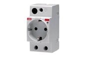 Komponenter for switchboxes og skap - ABB M1175 modular socket: german schuko standard - 2CSM210000R0721