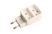 Switch - Elworks Multiway adaptor d12 2way flat white - 9-530-1