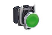 Trykknapper & Signalenheter - Schneider Electric Harmony push button complete with spring return and flat tou - XB4BA31