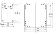 Switchboxes og skap - Schneider Electric Plain mount. plate 300x400 - NSYMM43