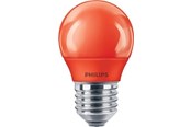 LED-lyspære - Philips LED-lyspære Mini-ball 3,1W (25W) Red E27 - 929001393958