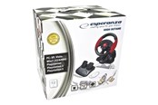 Spill - Tilbehør - Esperanza Wheel and pedals set - Controller - PC - EG103