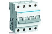 Komponenter for switchboxes og skap - Hager Miniature circuit breaker mcb 3p+n 6ka c-50a - MCN650E