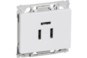 Socketer & bokser - LK Opus66 telephone outlet 3p - flush white - 508N6021