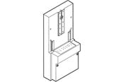 Switchboxes og skap - LK empty consumer unit - um-s - light grey - for pin connect - 169D1102