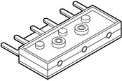 Switchboxes og skap - LK Shorting-strap for meter terminal blocks - 169A0297