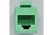 Kobber kabling - Belden Ps6+gigaflex t568a/b keystone non keyed rj45 green - AX101325