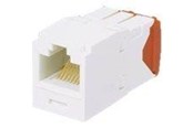 Tilbehør - PANDUIT Mini-com module cat 5e utp 8 pos 8 wire universal red. - CJ5E88TGRD