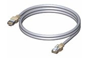 Kobber kabling - Leviton Patch cords cat6 stp 3m lszh gray - C6CPCS030-888HB