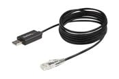 Nettverkskabel - 6 ft. / 1.8 m Cisco USB Console Cable - USB to RJ45 - 460Kbps - serial cable - 1.8 m - black - ICUSBROLLOVR