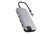 Dokkingstasjon - Hyper Drive SLIM 8-in-1 USB-C Hub Space Grey - HD247B-GRAY