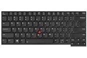 Tastatur - Lenovo Chicony - Bærbart tastatur - til utskifting - Belgisk - Svart - 01AX370