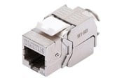 Tilbehør - DIGITUS DN-93615 CAT 6A Keystone Module shielded toolfree (24-Pack) - DN-93615-24