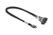 Scsi - Supermicro 50cm OCuLink to 4 SATA Cable - CBL-SAST-0933