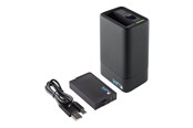 Batterier & Ladere - GoPro Dual Battery Charger + Battery - battery charger - with battery - Li-Ion - ASDBC-001-EU-EA-AST